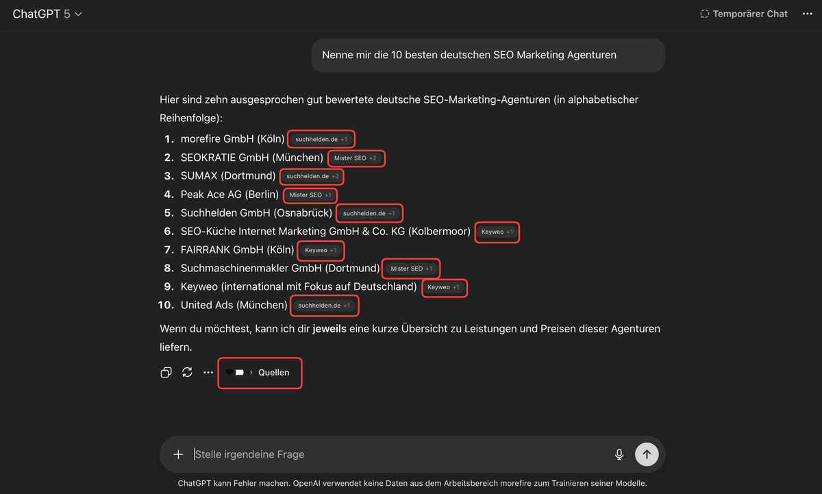 ChatGPT Citations Beispiel